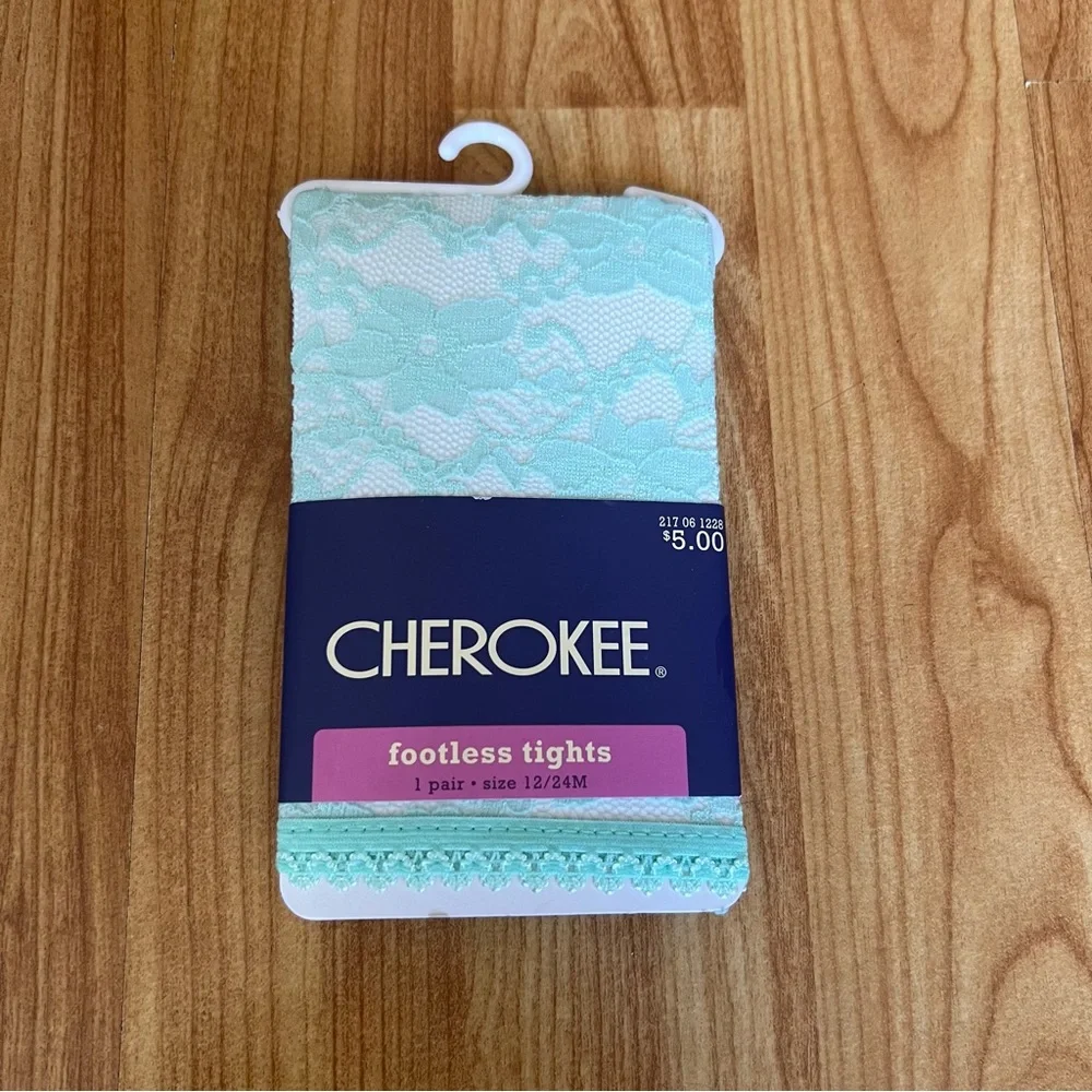 Cherokee little girl footless tights